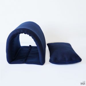 Toca Túnel Liso Azul Marinho em Soft