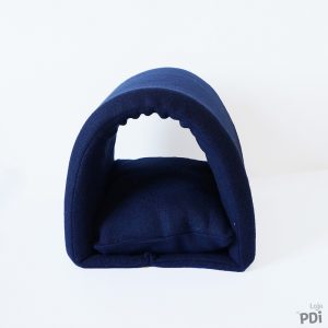 Toca Túnel Liso Azul Marinho em Soft