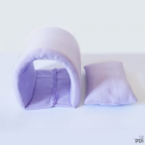 Toca Túnel Liso Lilás em Soft