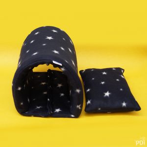 Toca Túnel Preto Estrelado em Soft